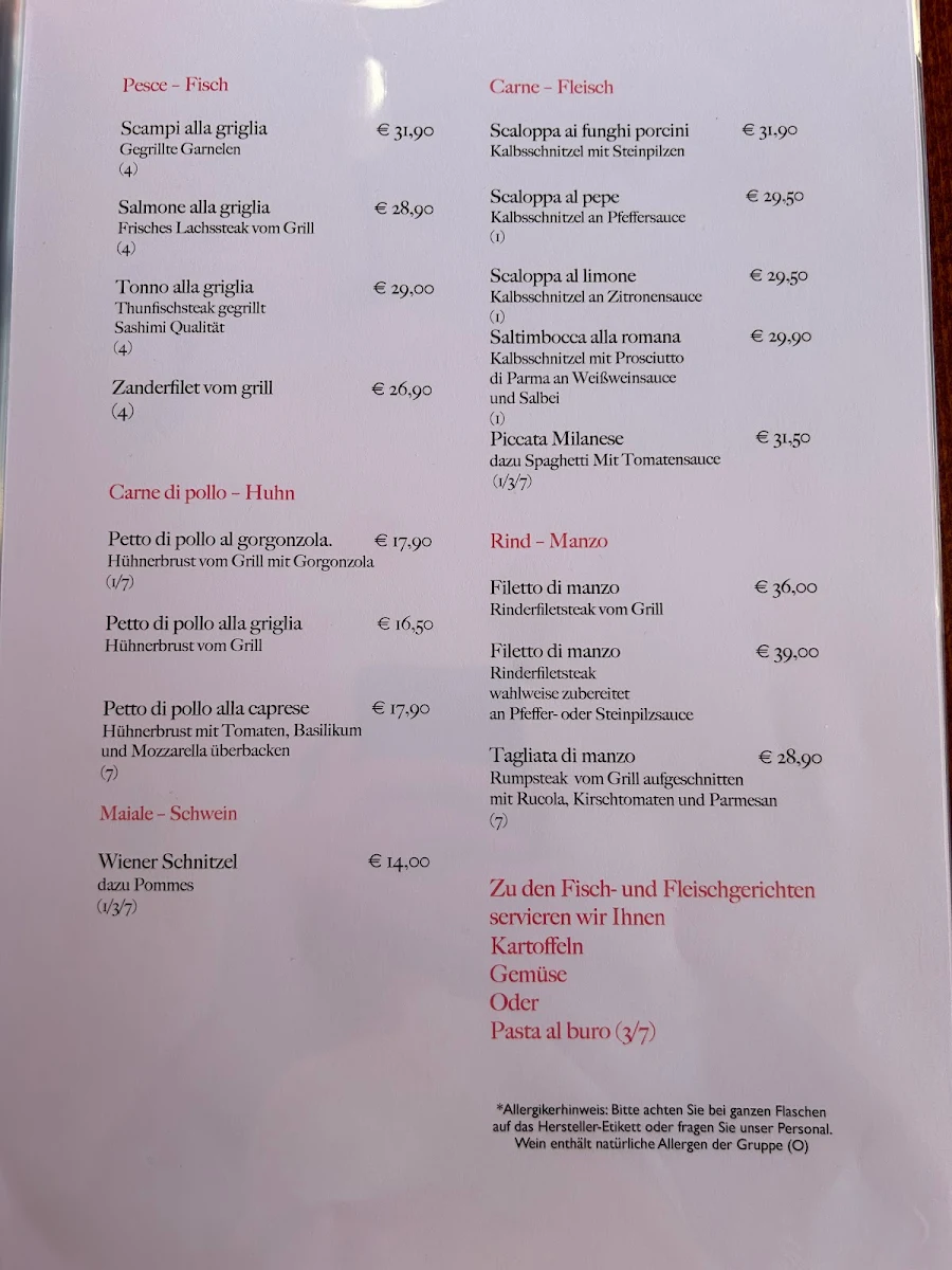 Speisekarte photo 1
