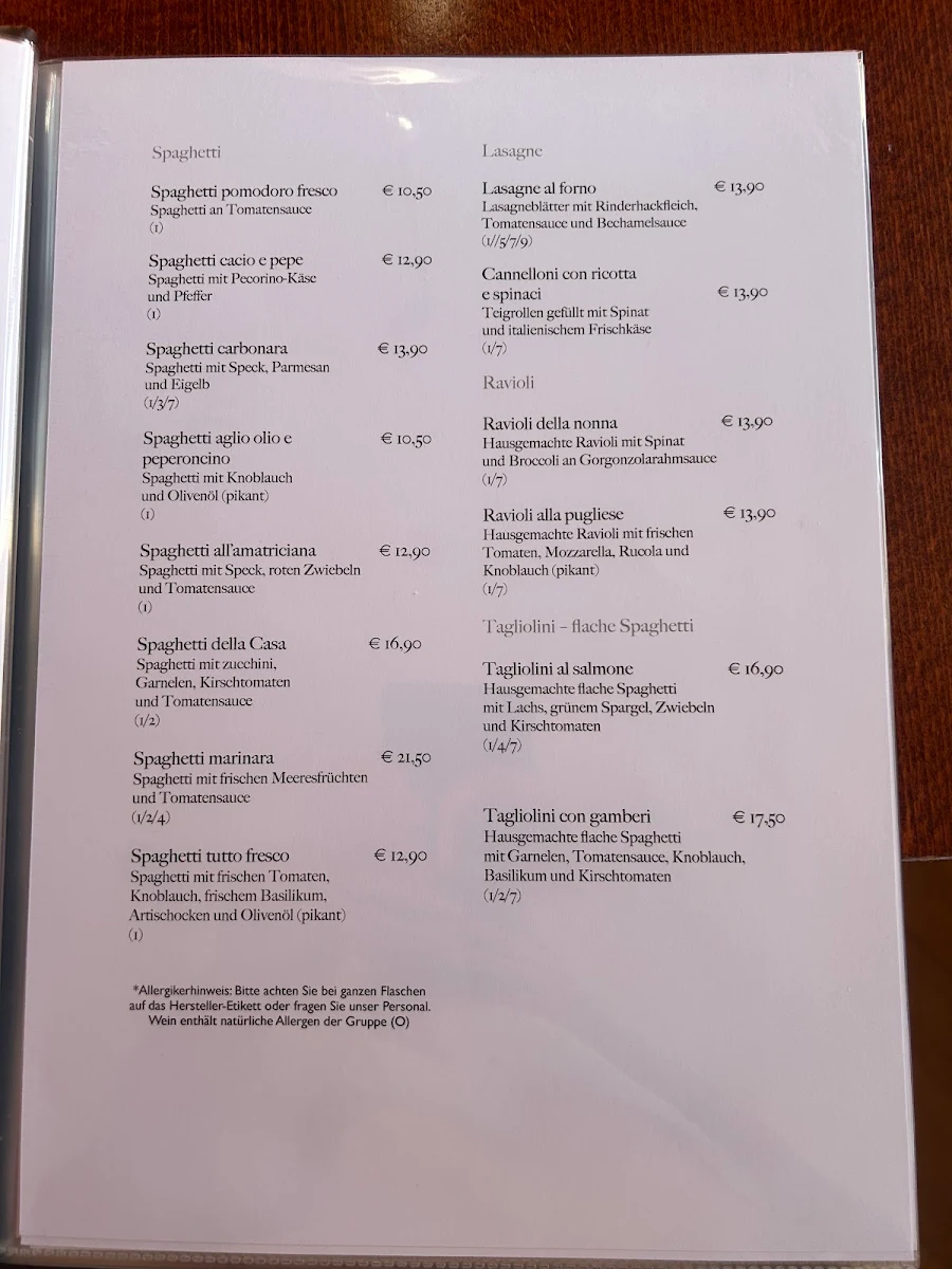 Speisekarte photo 3
