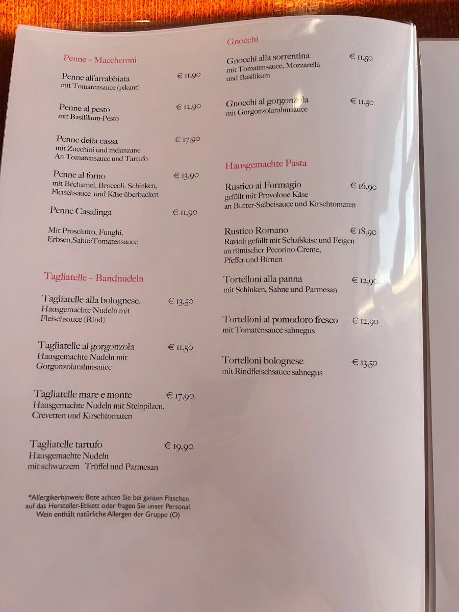 Speisekarte photo 5