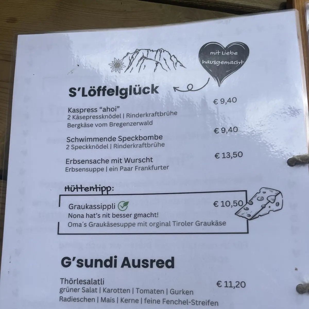 Speisekarte photo 5