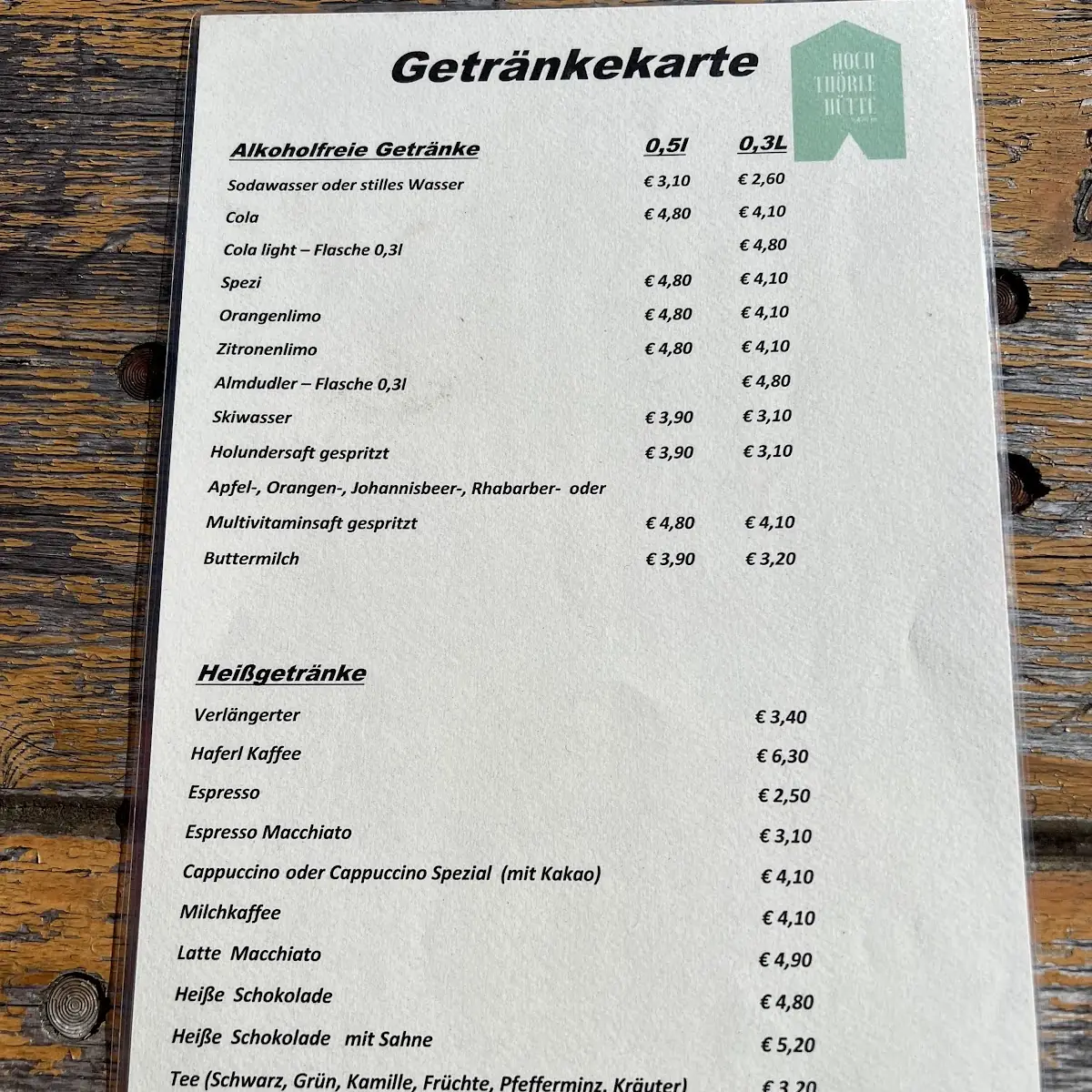 Speisekarte photo 9