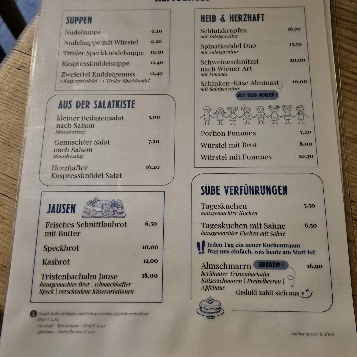Speisekarte photo 1