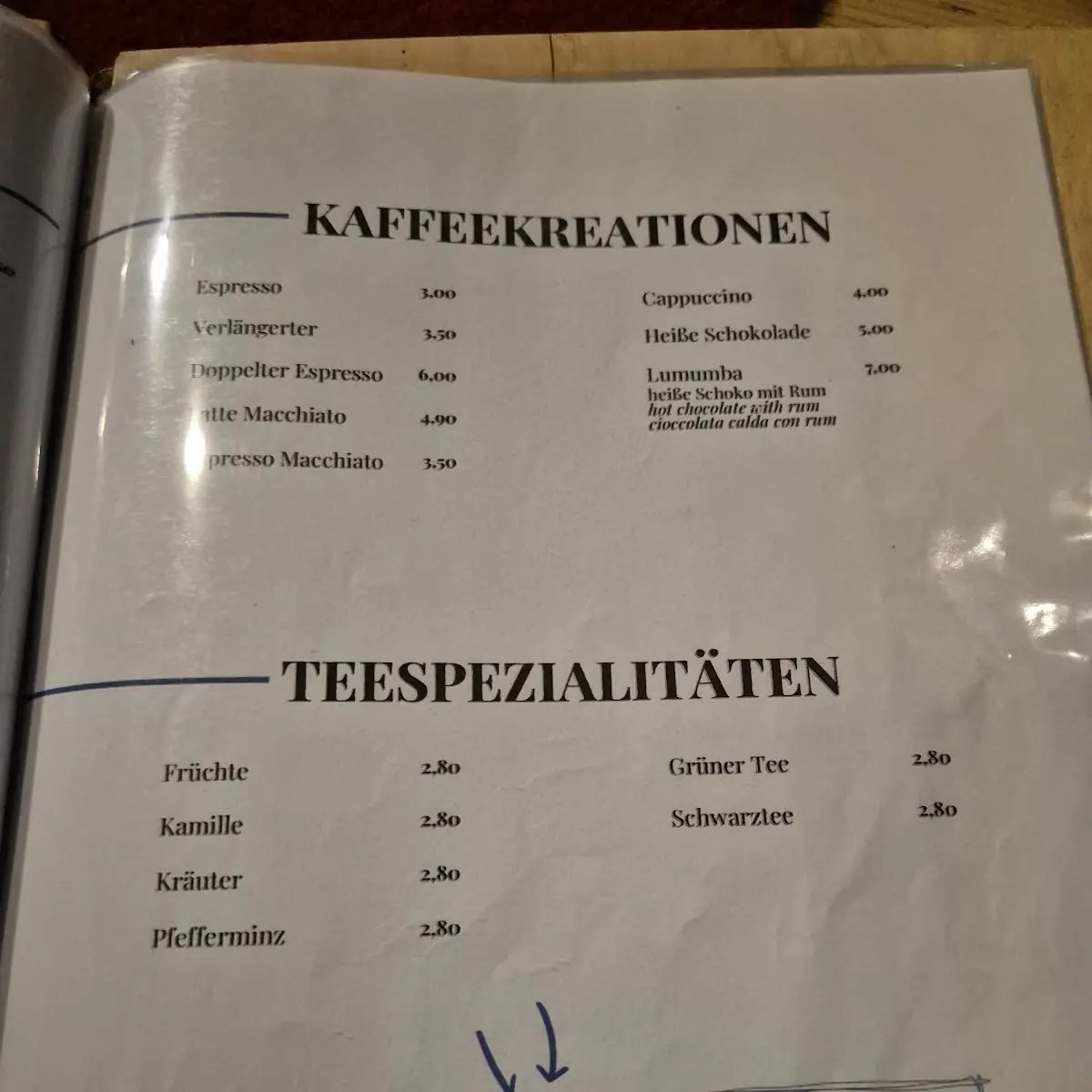 Speisekarte photo 4