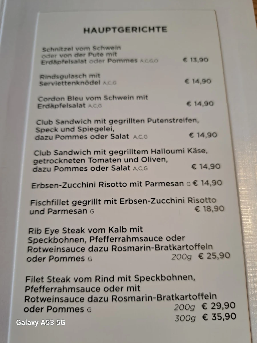 Speisekarte photo 3