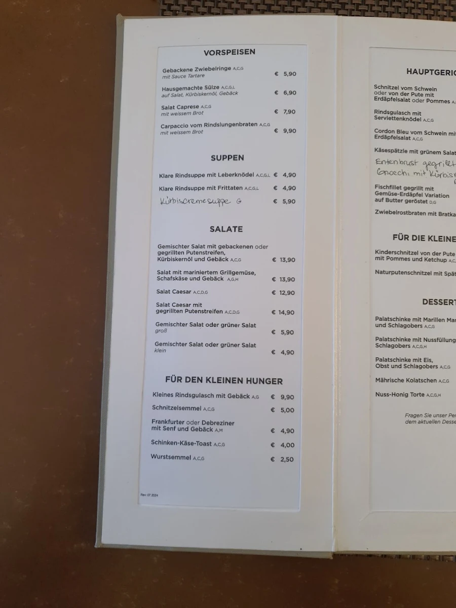 Speisekarte photo 5