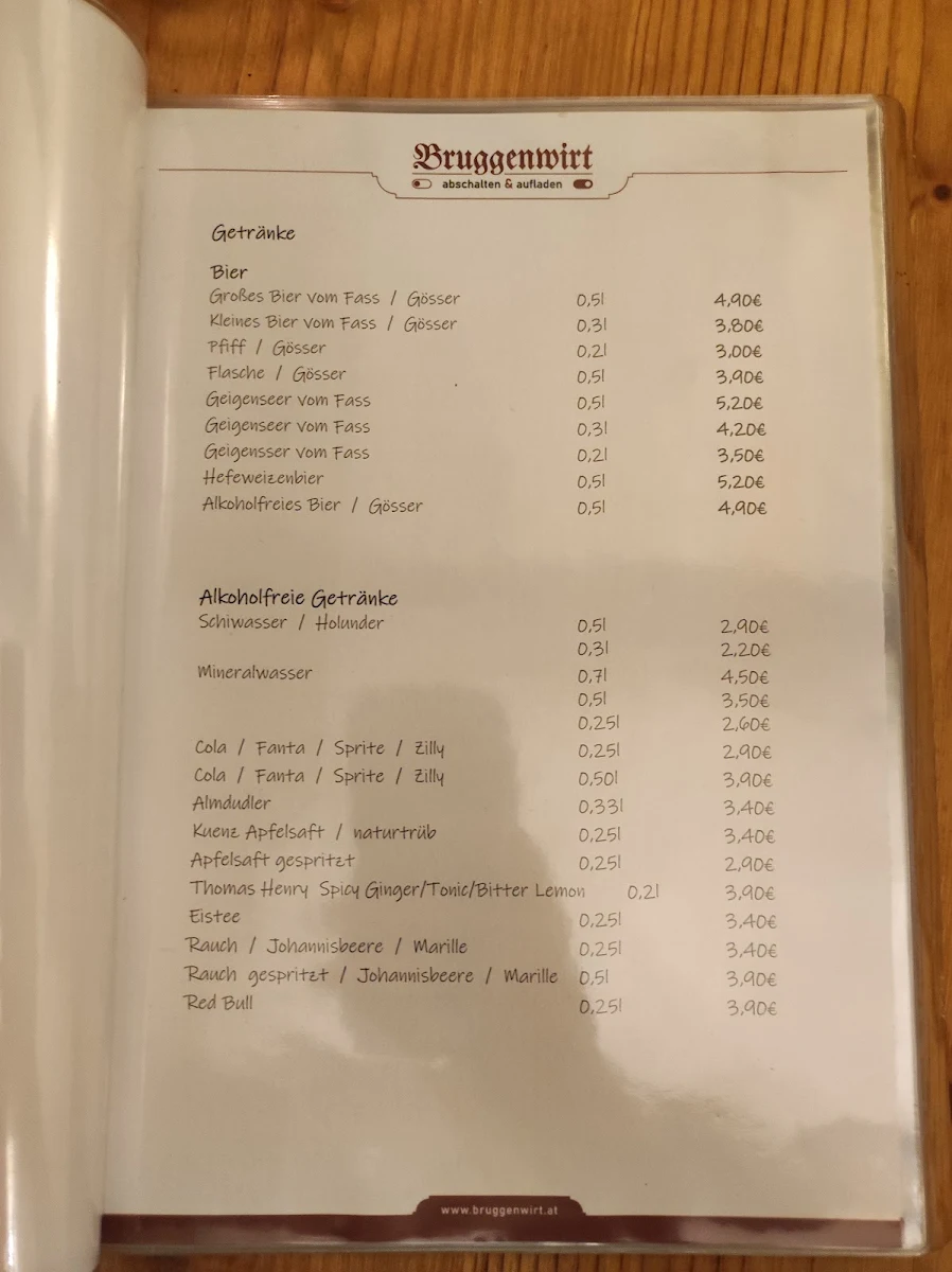 Speisekarte photo 2