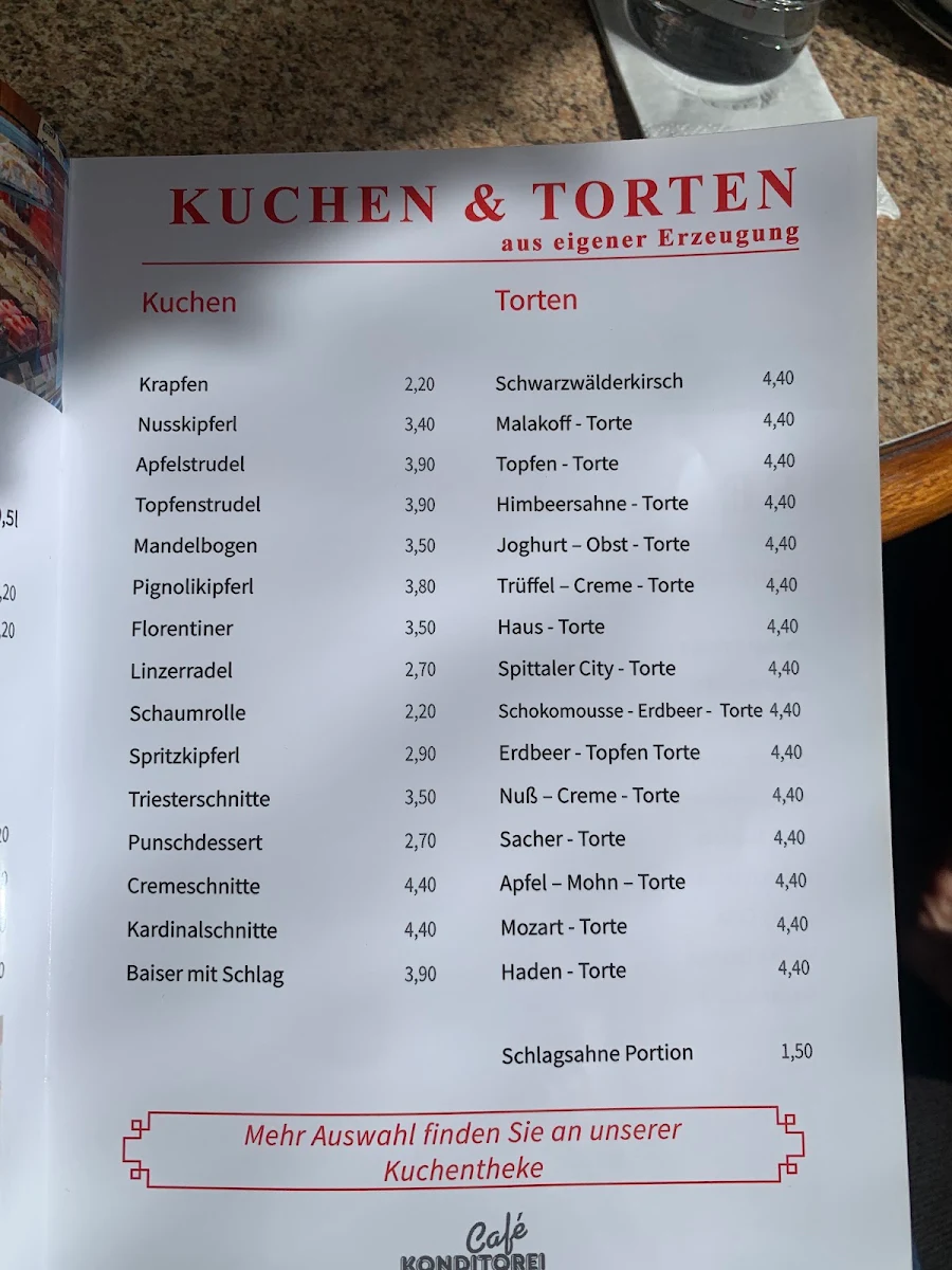 Speisekarte photo 5