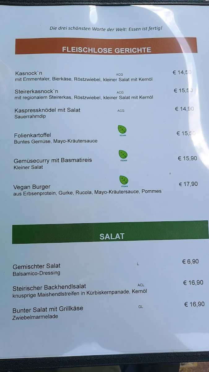 Speisekarte photo 4
