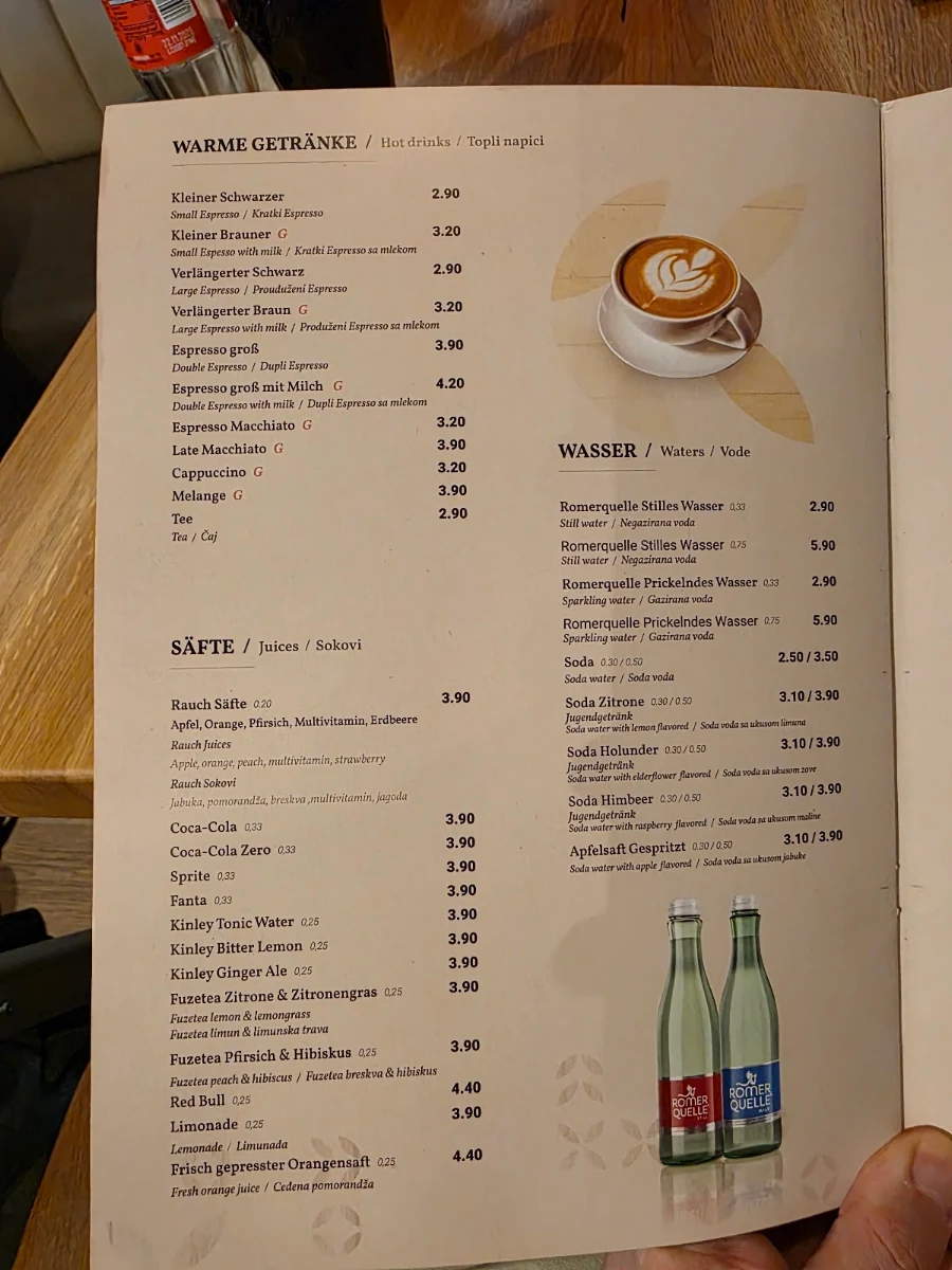 Speisekarte photo 2