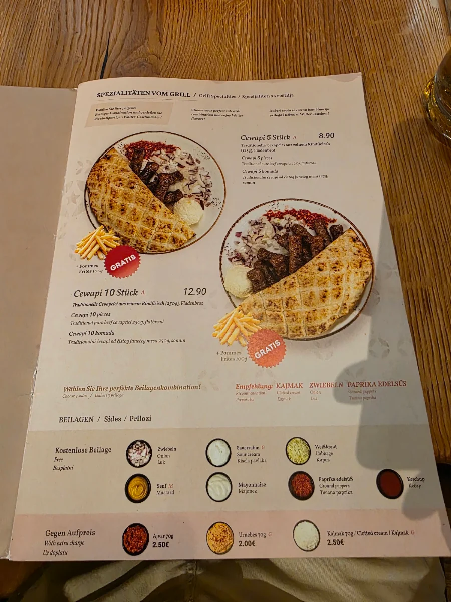 Speisekarte photo 3