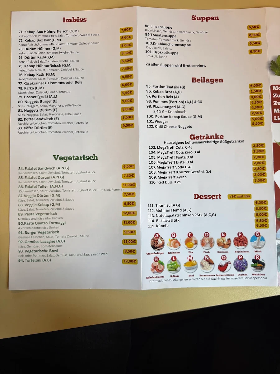 Speisekarte photo 1