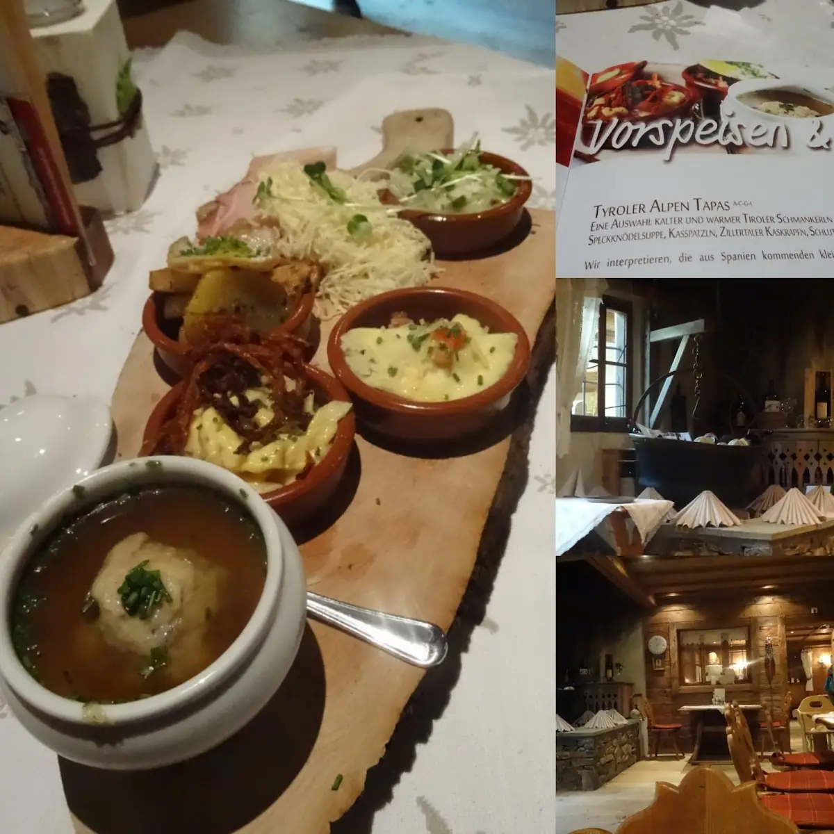 Essen und Trinken, Alpenrast Tyrol