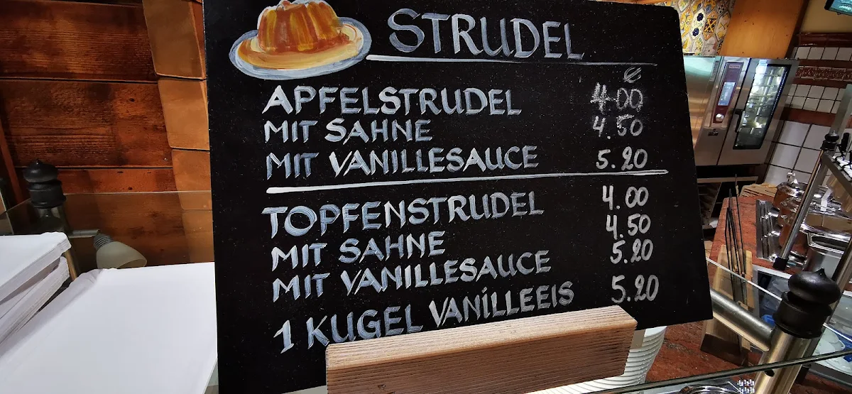 Speisekarte, Alpenrast Tyrol
