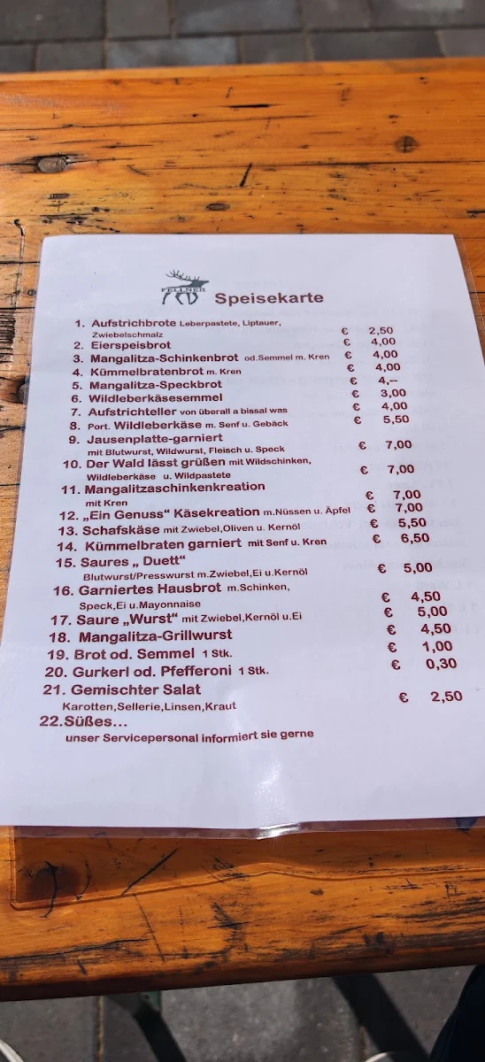 Speisekarte photo 1