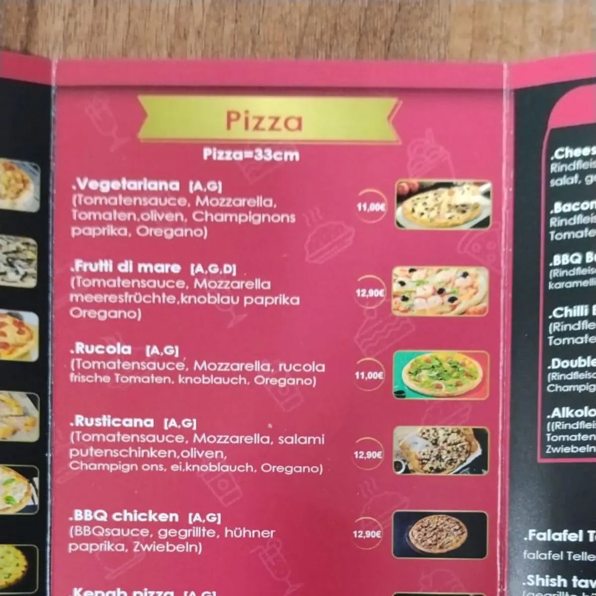 Speisekarte photo 1