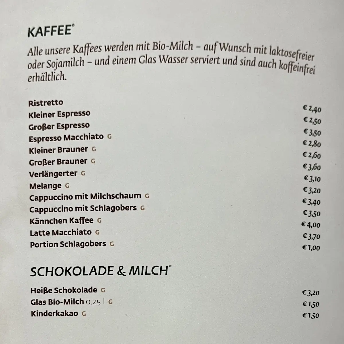 Speisekarte photo 10