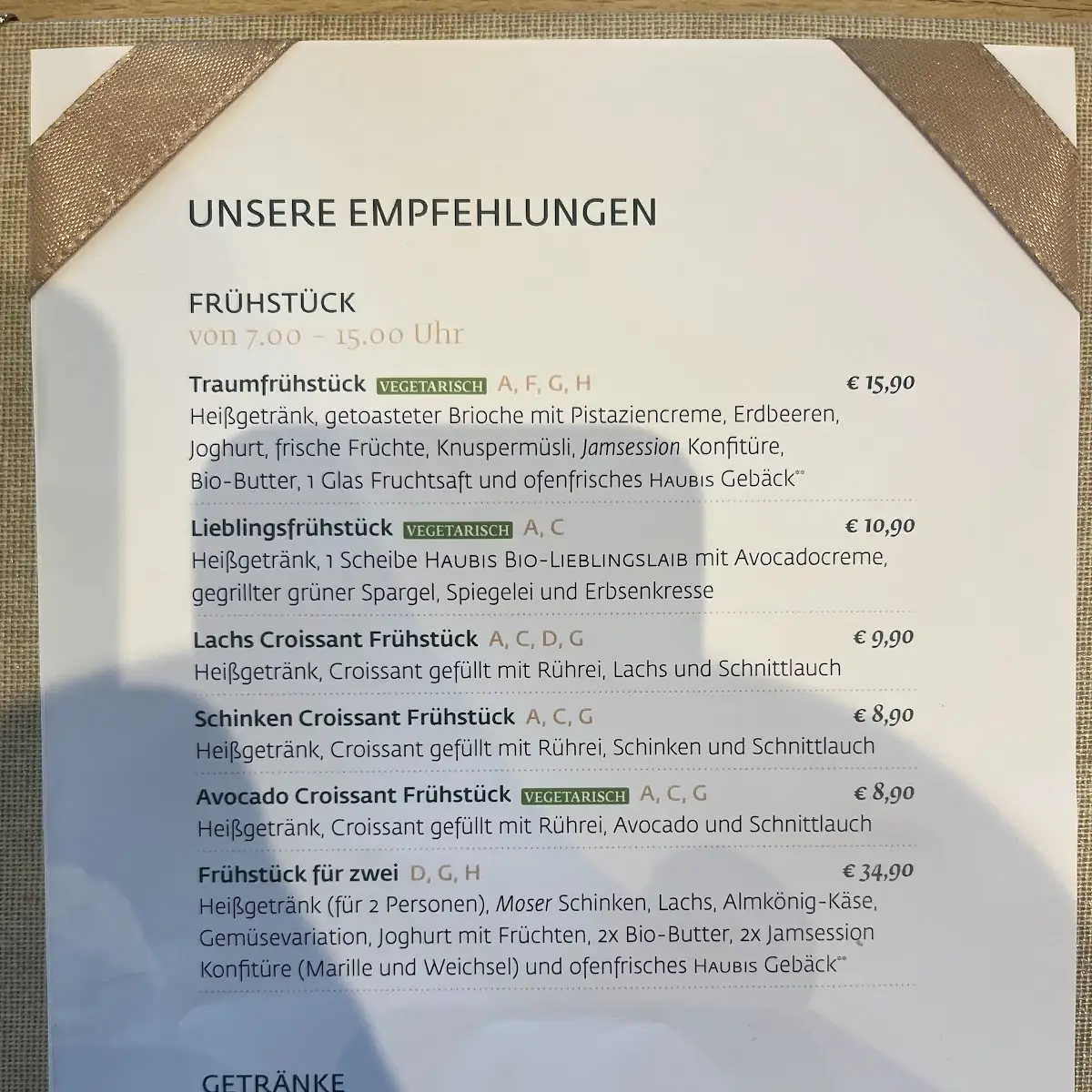 Speisekarte photo 3