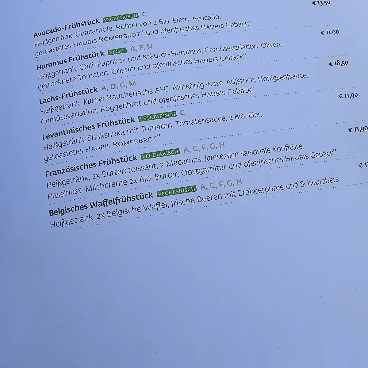 Speisekarte photo 8