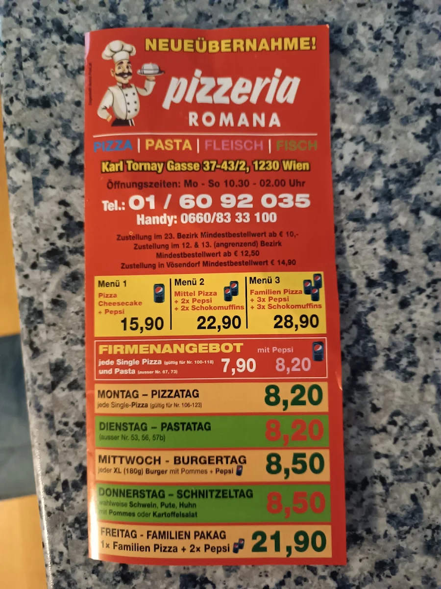 Speisekarte photo 1