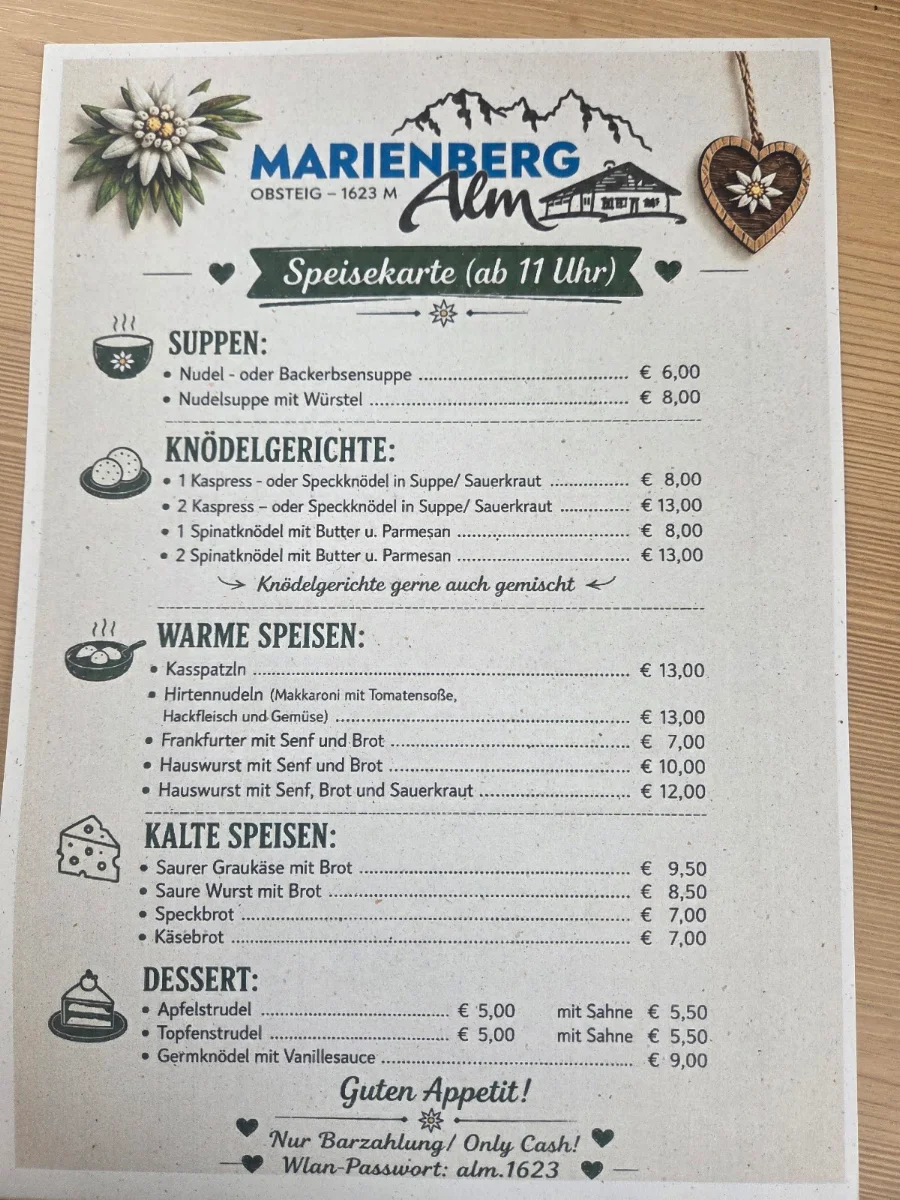 Speisekarte photo 1