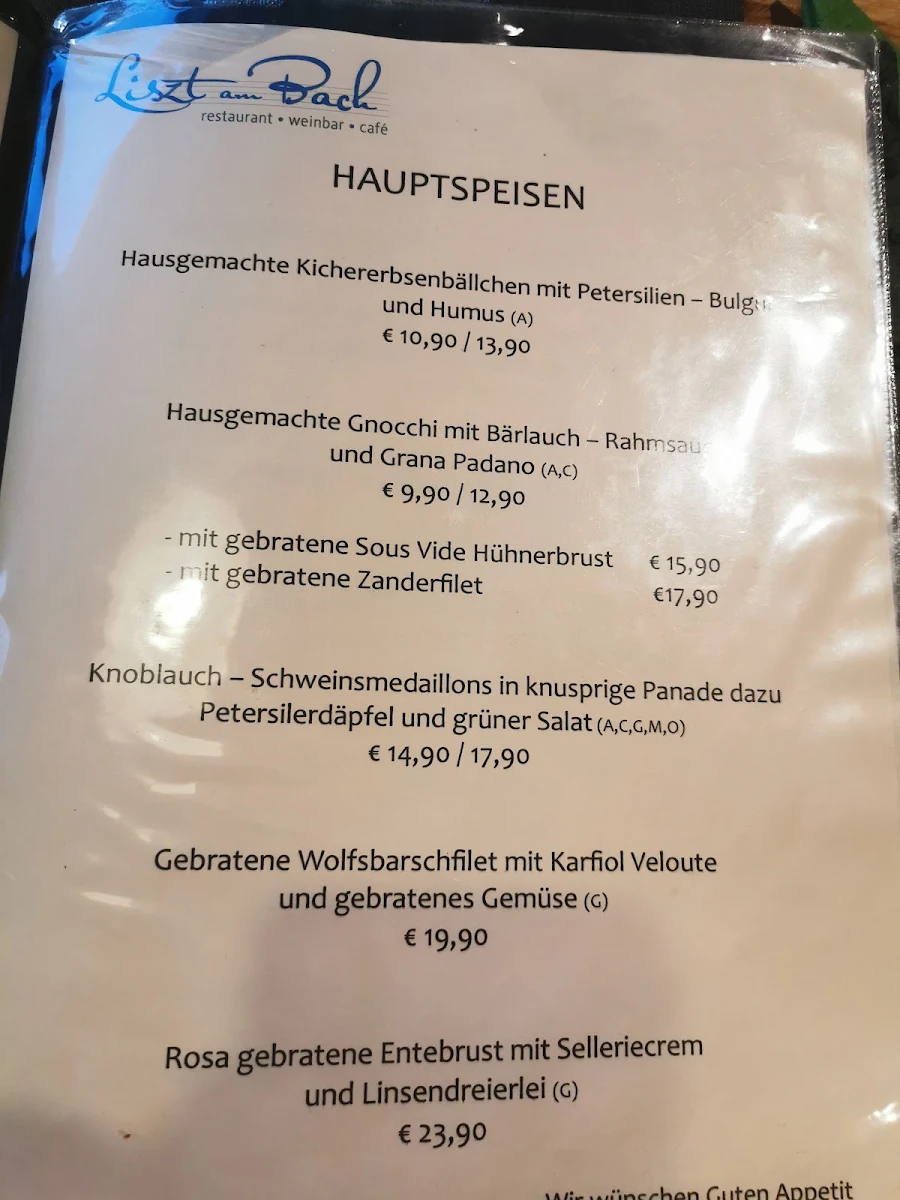 Speisekarte photo 2