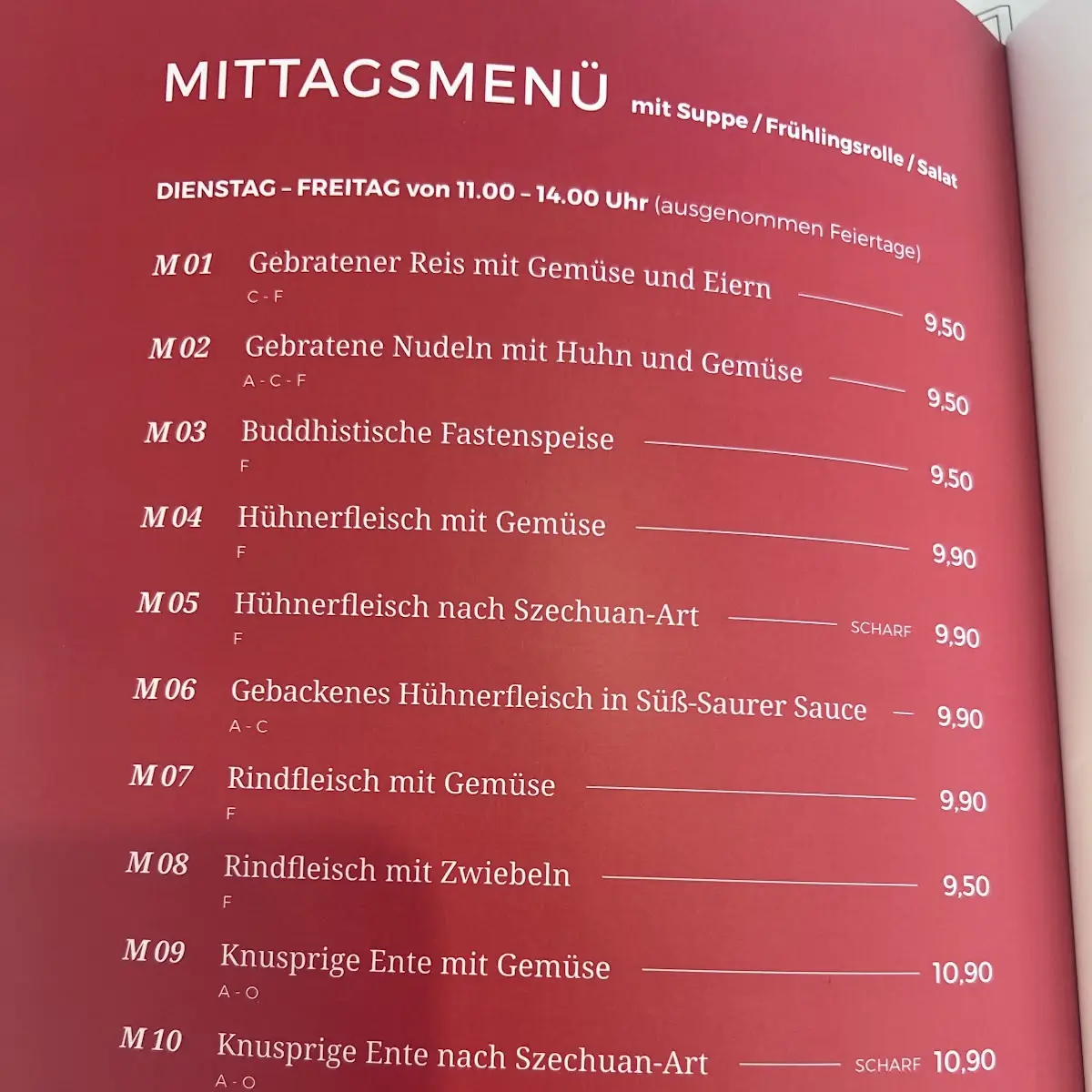 Speisekarte photo 3