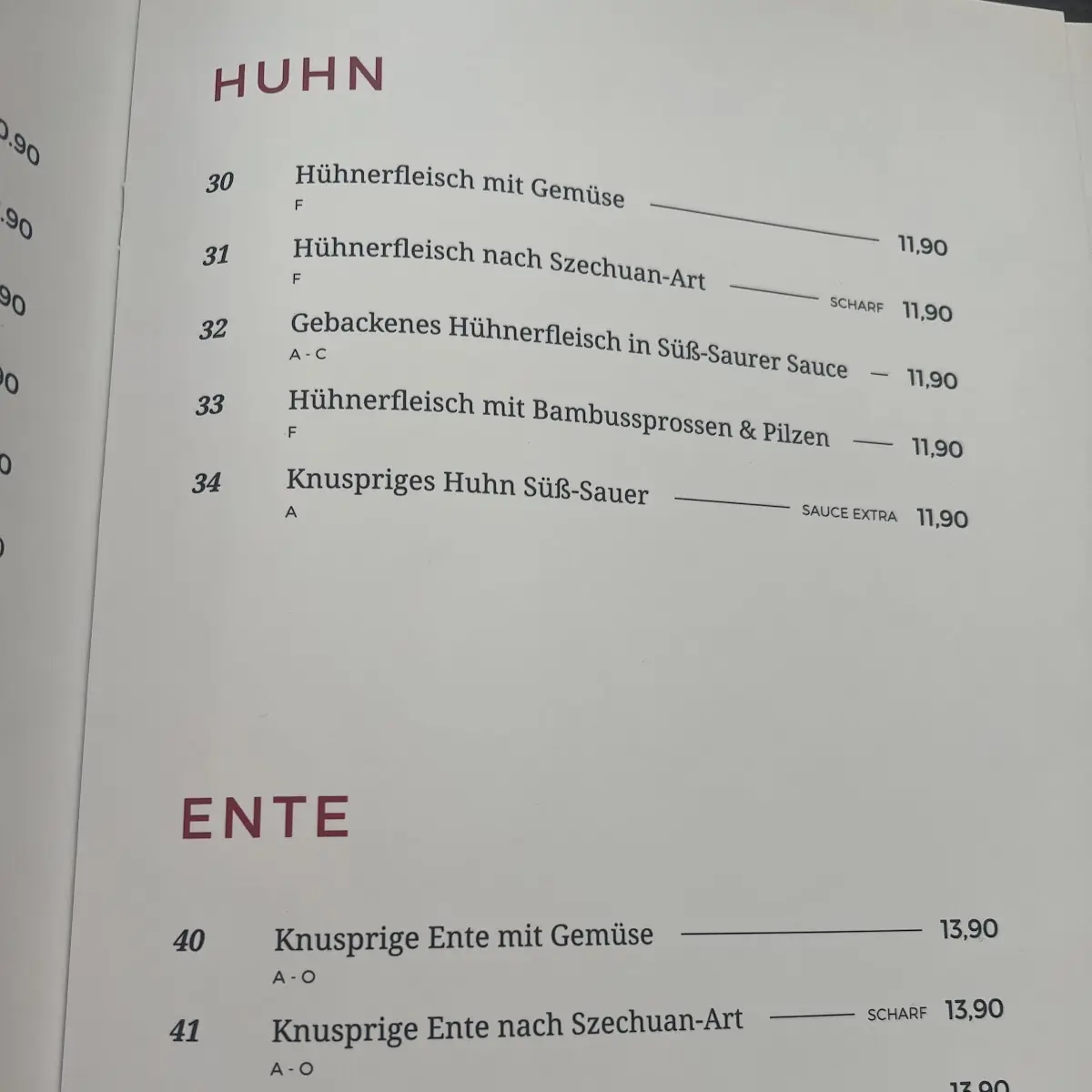 Speisekarte photo 6