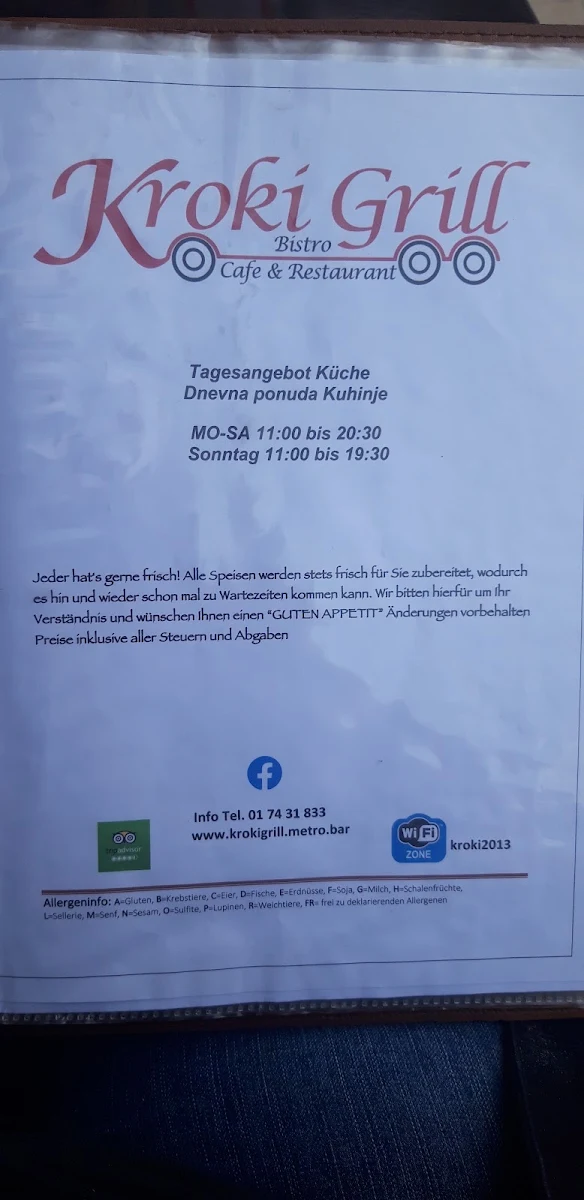 Speisekarte photo 3