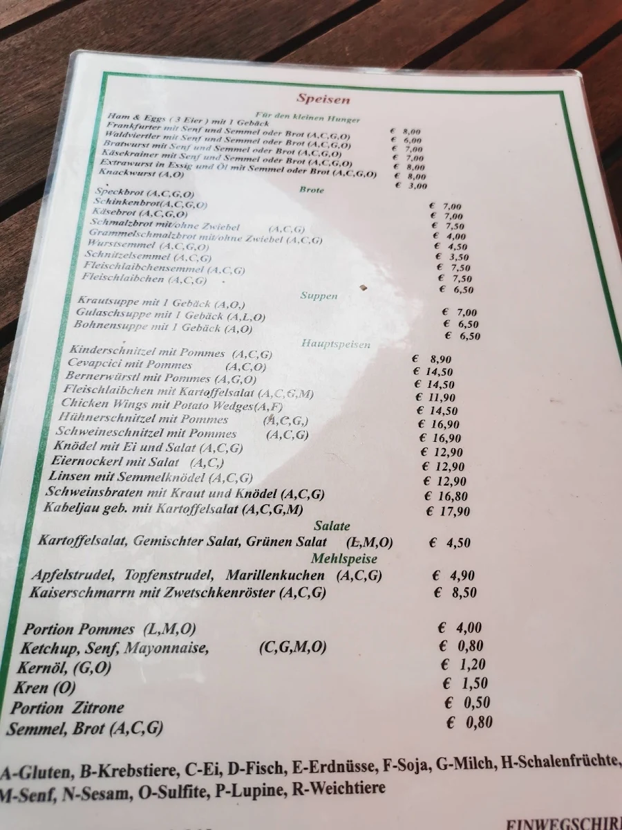 Speisekarte photo 9