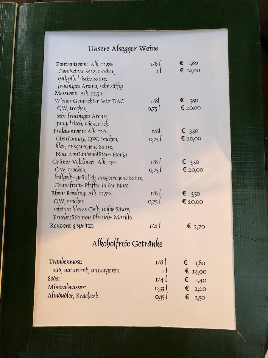 Speisekarte photo 5