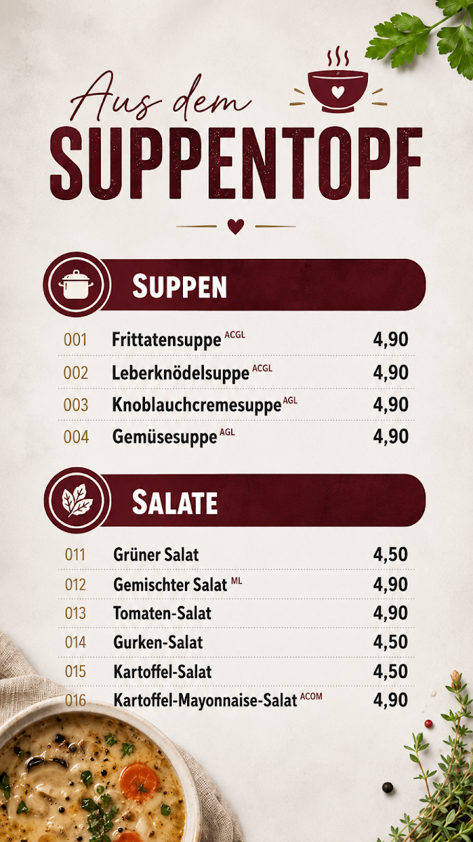 Speisekarte photo 4