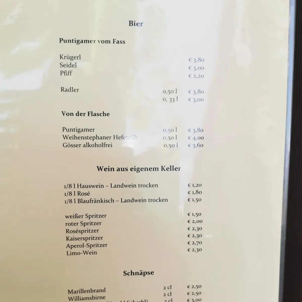 Speisekarte photo 10