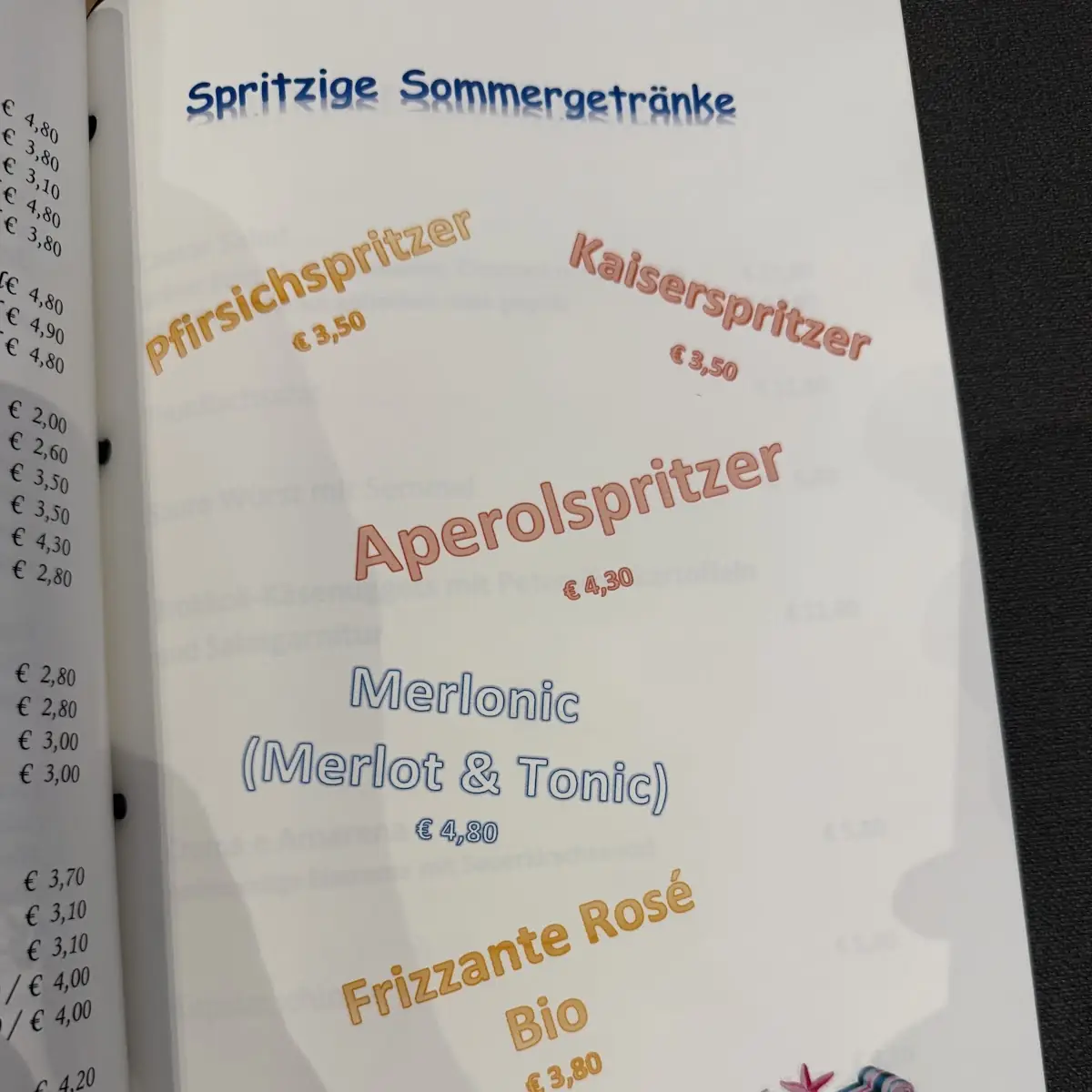 Speisekarte photo 8