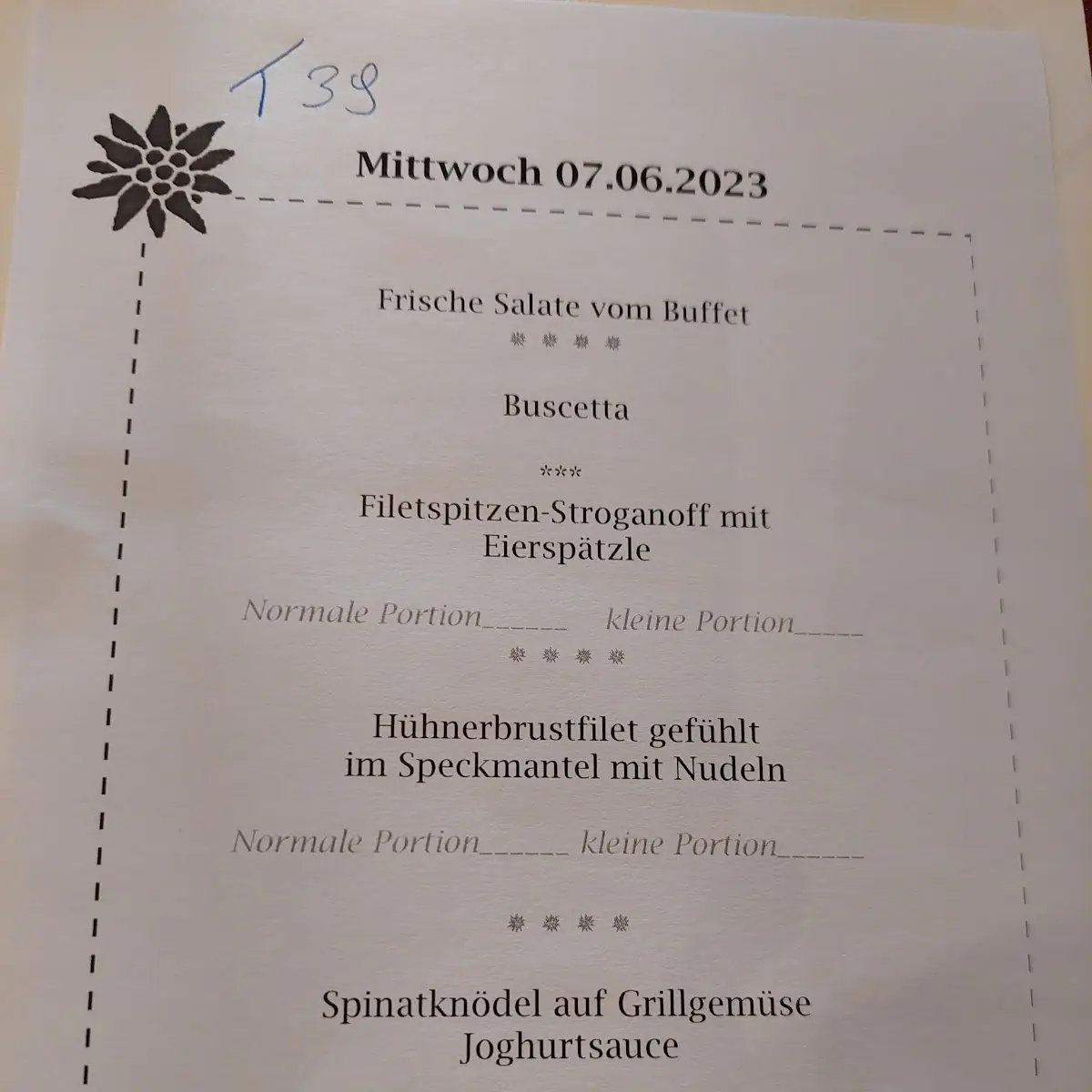 Speisekarte photo 1