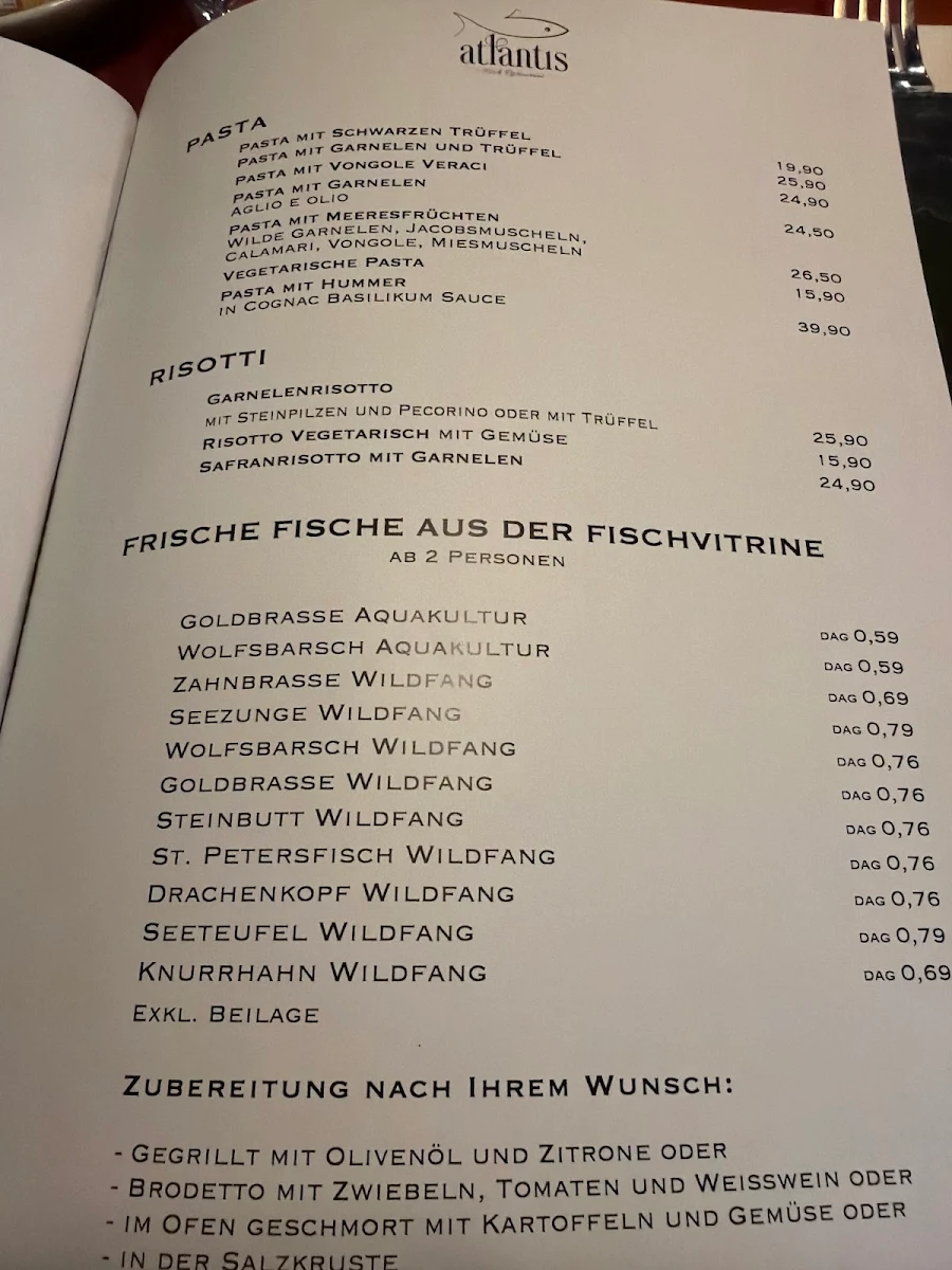 Speisekarte photo 1