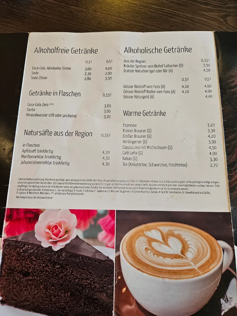 Speisekarte photo 1