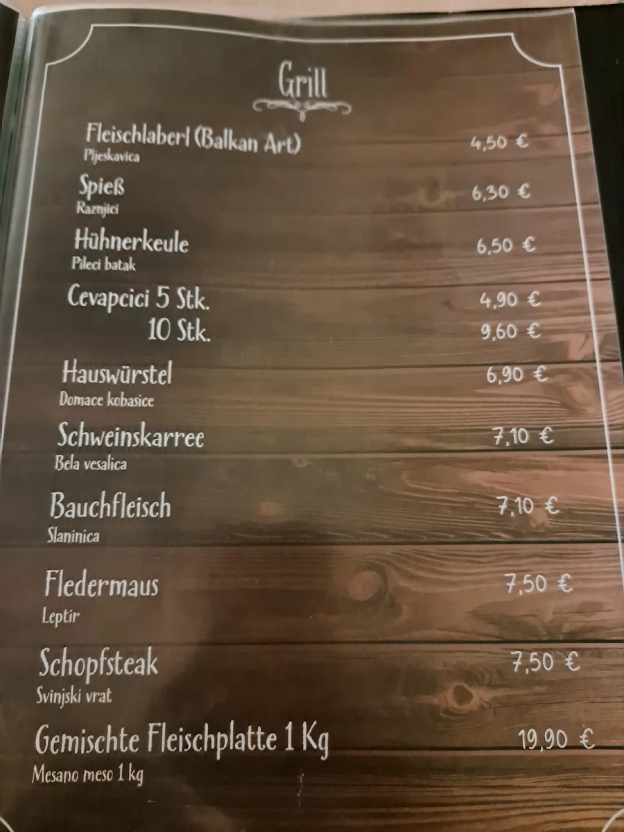 Speisekarte photo 2