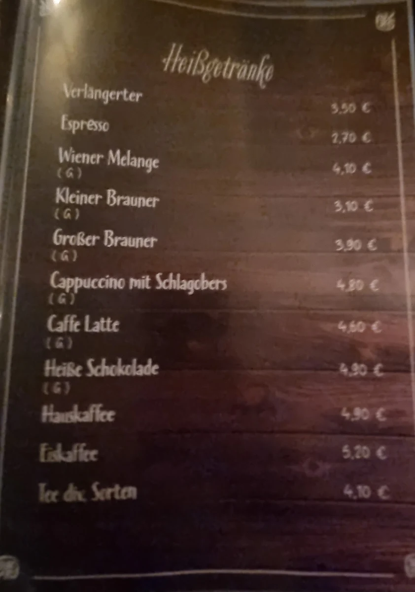Speisekarte photo 5