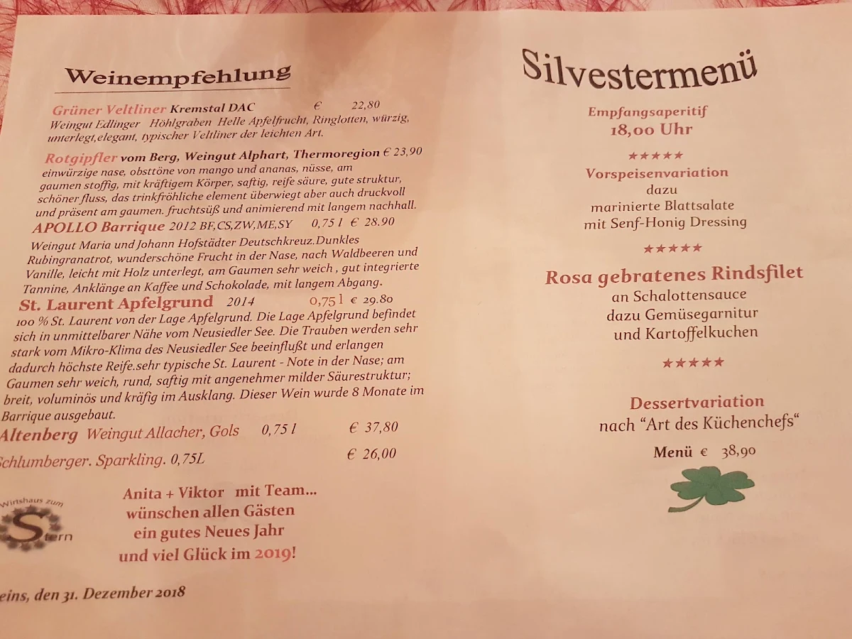 Speisekarte photo 2