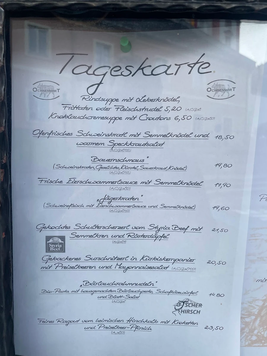 Speisekarte photo 2