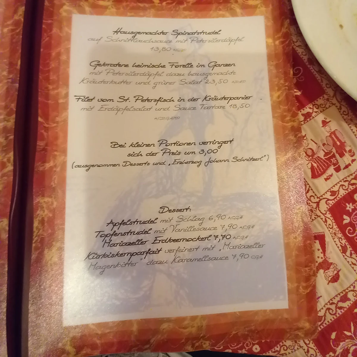 Speisekarte photo 6