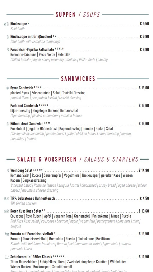 Speisekarte photo 2