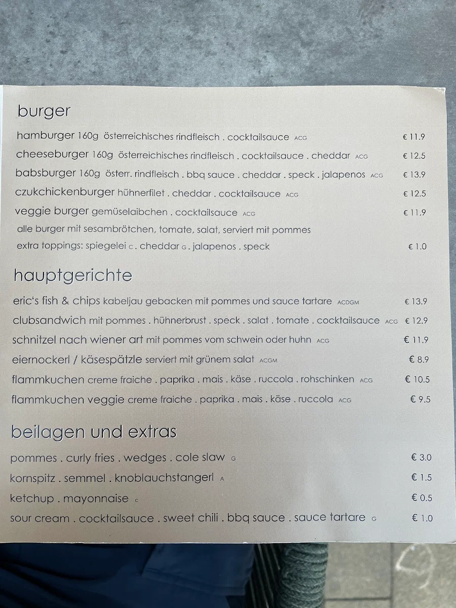 Speisekarte photo 1