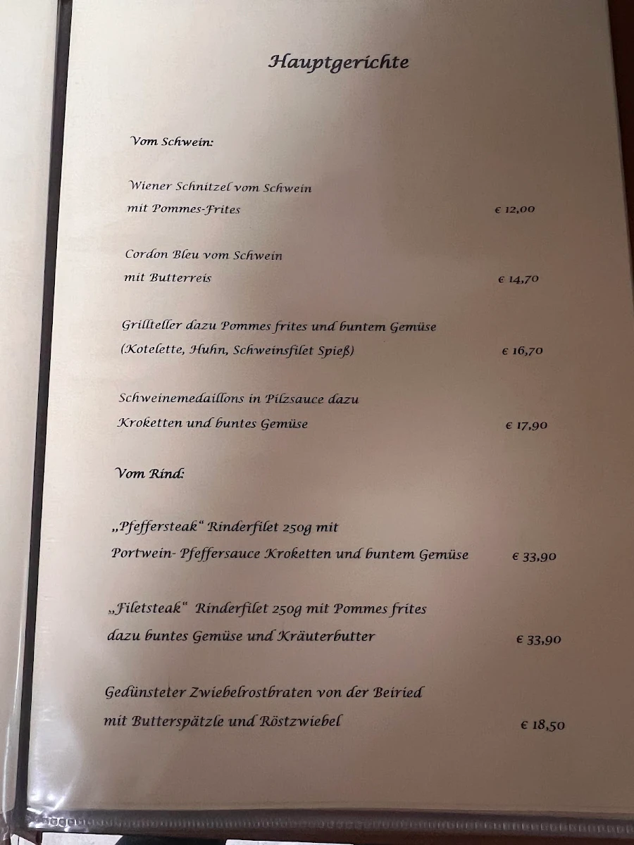 Speisekarte photo 2
