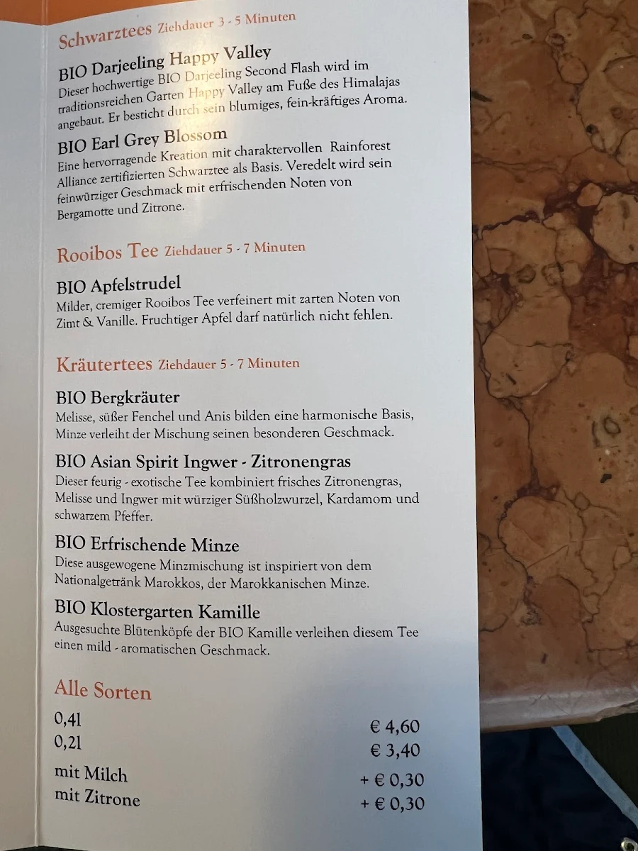 Speisekarte photo 9