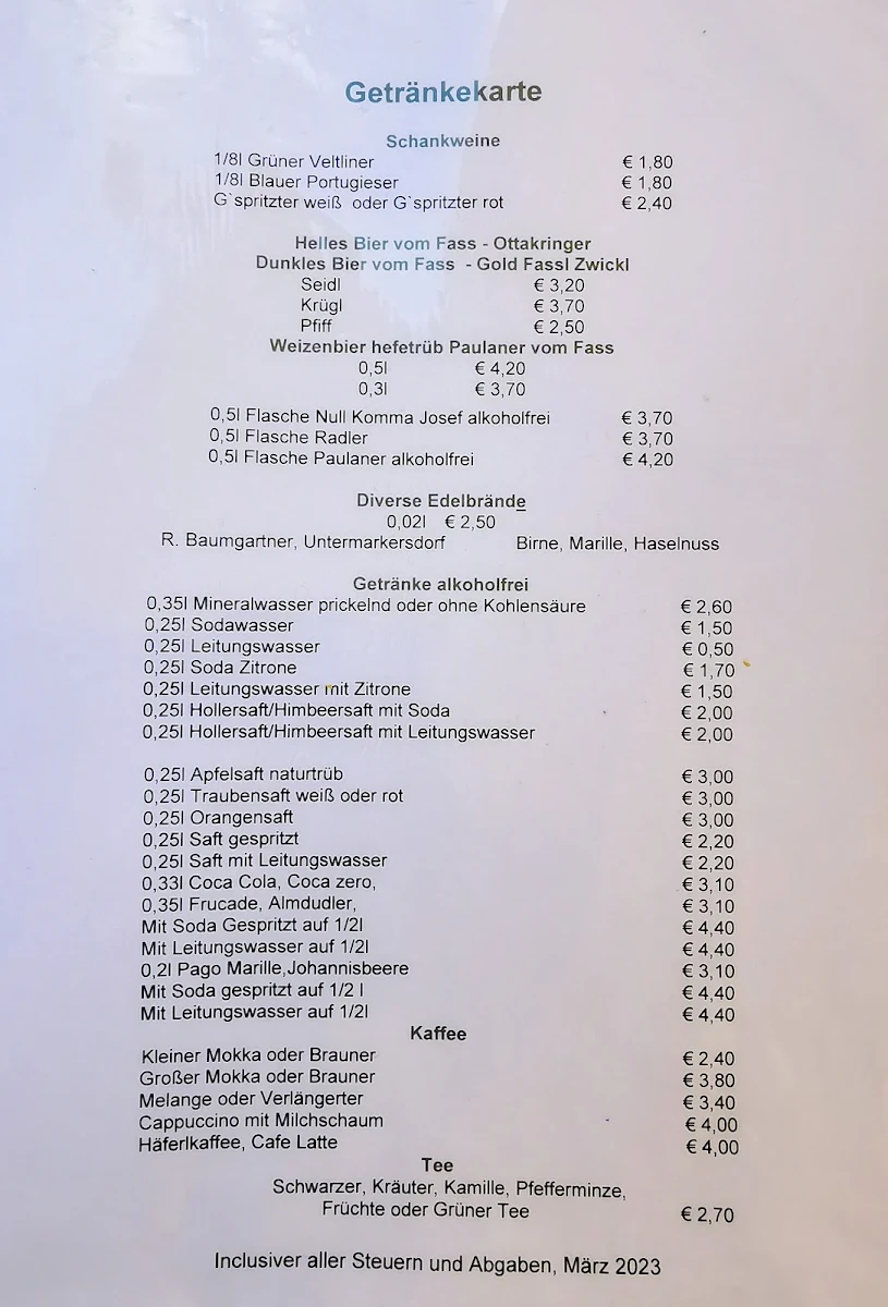 Speisekarte photo 2