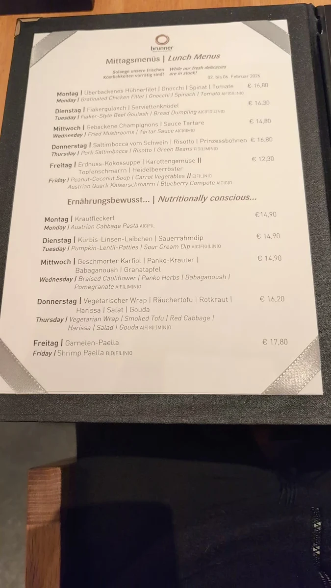 Speisekarte photo 2