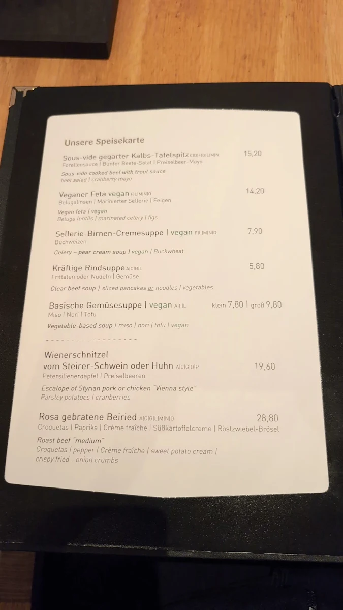 Speisekarte photo 3