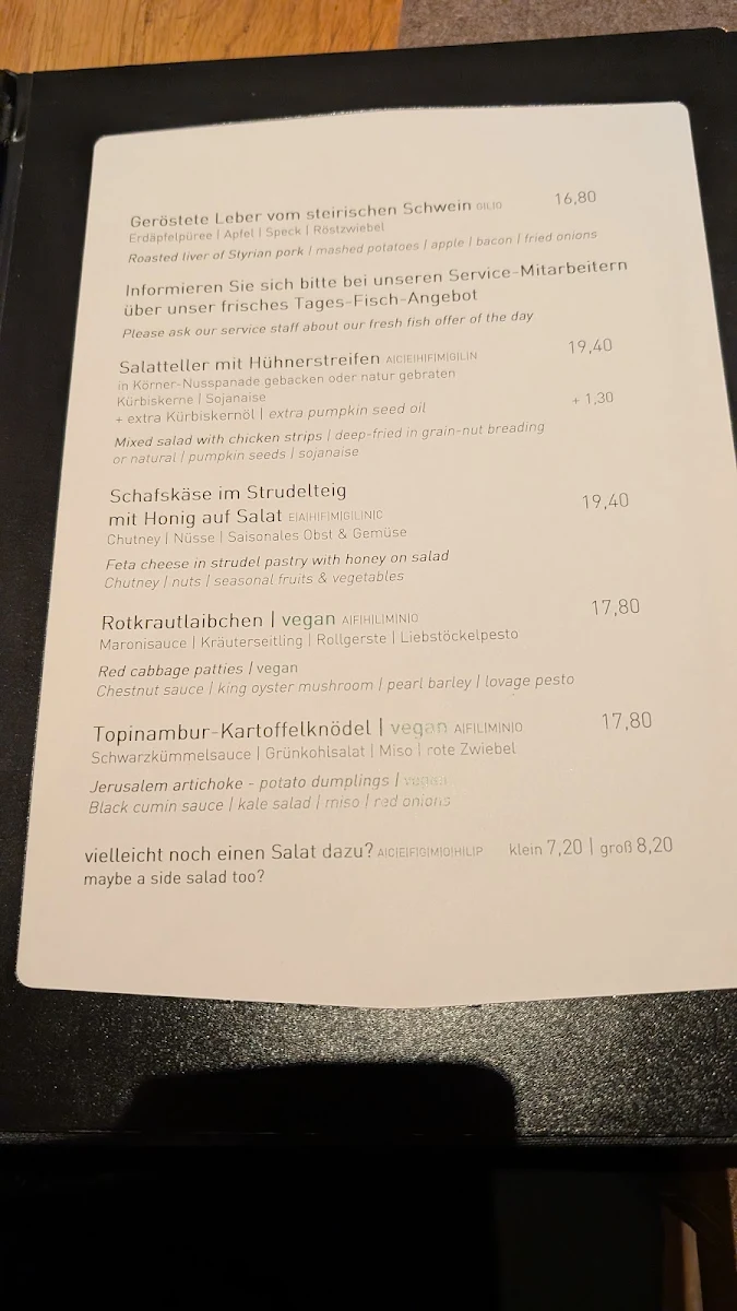 Speisekarte photo 4