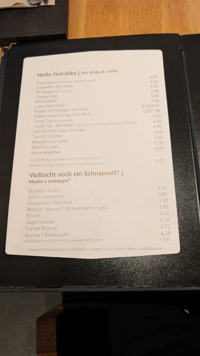 Speisekarte photo 8